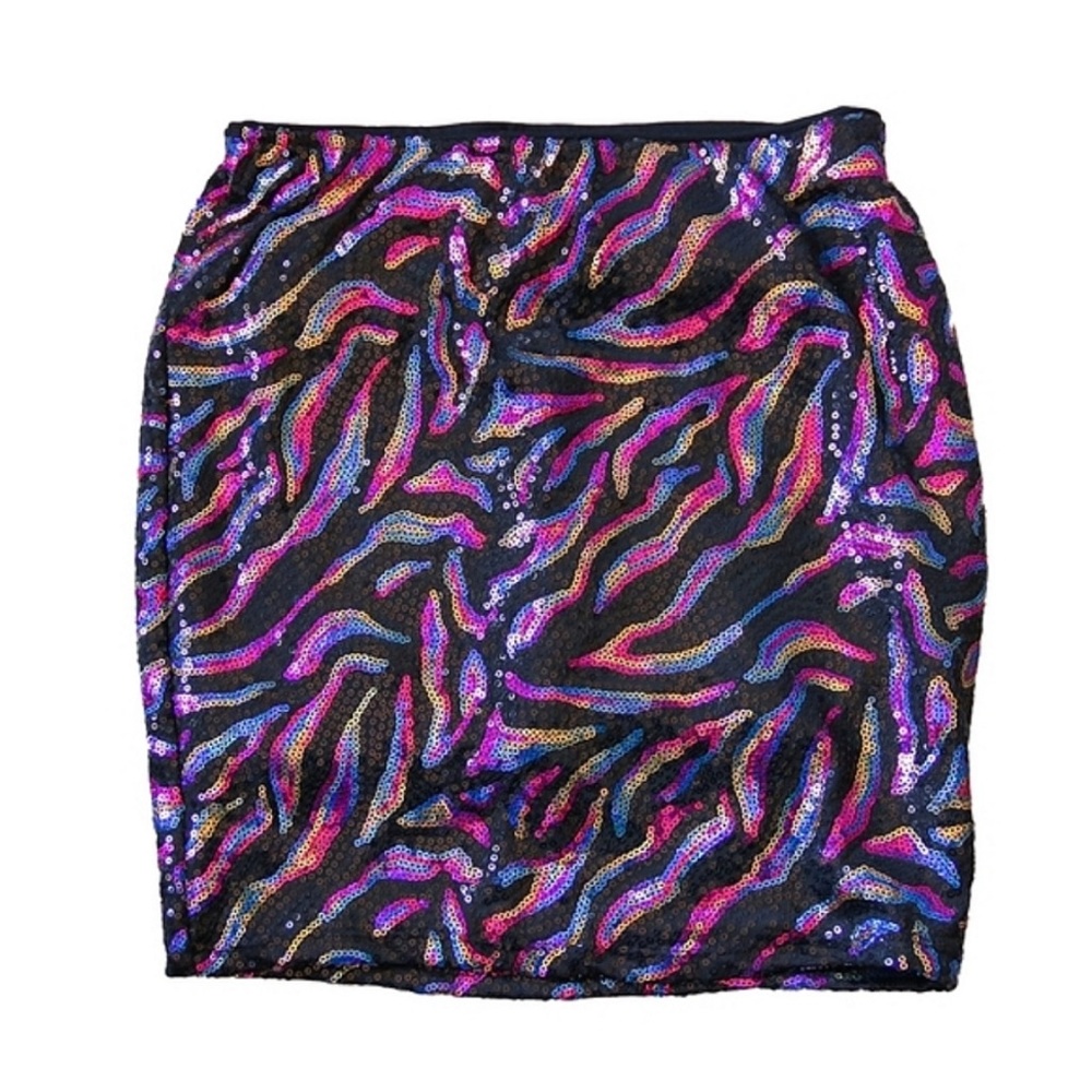 Charlotte Russe Sequin Mini Skirt